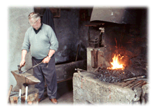 Black Smith working