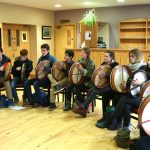 Bodhran class Coleman Irish Music Centre