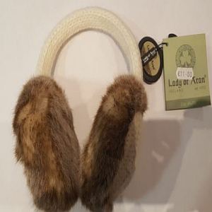 Lady Of Aran - Ear Muffs - White