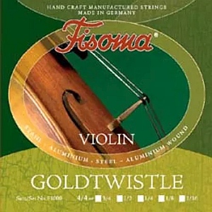 Violin Strings- Fisoma- Full Set- Gold