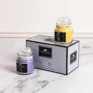 Luxury Fragranced Candle Jars Pair
