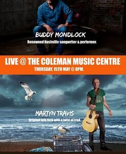 Buddy Mondlock - Thurs, 15th May 2025 @ 8pm